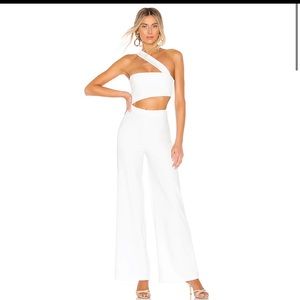 Revolve House of Harlow Ivory Jumpsuit